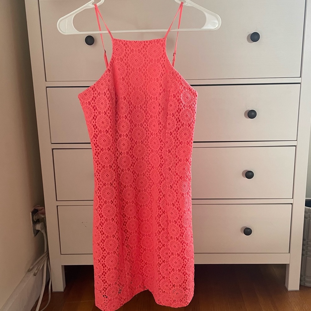 Lilly Pulitzer Pink Halter Dress